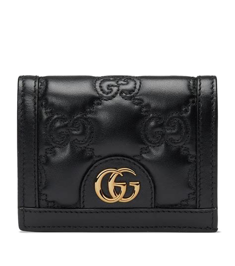 authentic leather gucci wallet|Gucci leather bifold wallet.